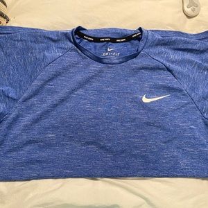 Blue Nike Swim Shirt